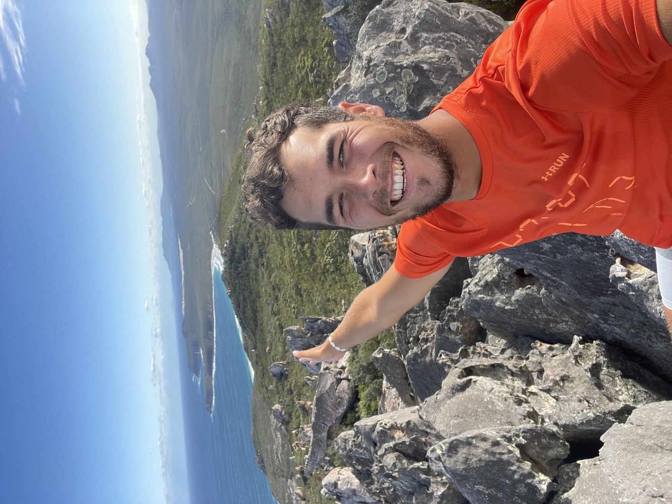 Hiking and running